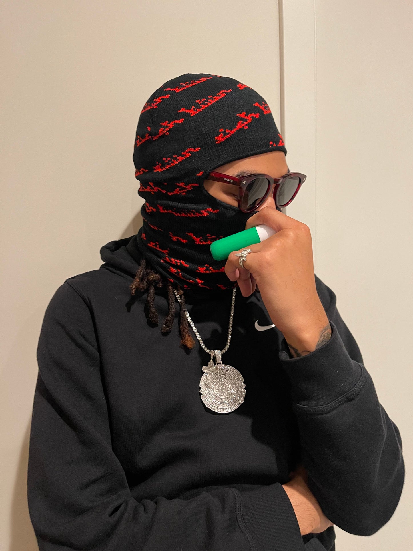 Red "Rich Twin" Balaclava