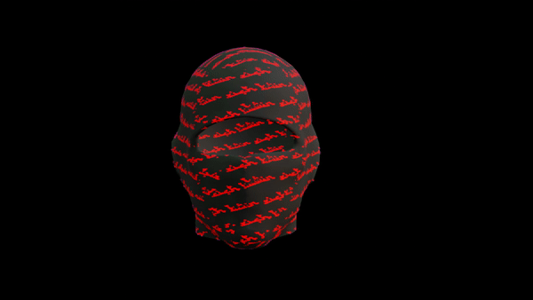 Red "Rich Twin" Balaclava